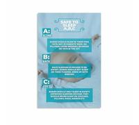 MDBJTCYZN Gentle Parenting Guide Poster Canvas Wall-Art Newborn Care Tips for Nursery Decor(Unframed,12X18inch(30X45cm))