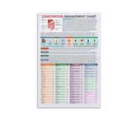 MDBJTCYZN Gut Health Chart Poster Infographic on Digestive System and Foods That Support Healthy Digestion for Home Office(Framed,12x18inch(30x45cm))