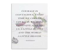 MDBJTCYZN Inspirational Leader Quote Canvas Painting Wall-Art for Home Office Decor Living Room Bedroom(Unframed,08x12inch(20x30cm))