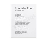 MDBJTCYZN Literary Quote Metal Sign Love After Poem Poetry Art Wall Decor for Book Lovers Study Home Office 8 X 12 in