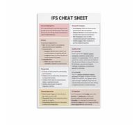 MDBJTCYZN Mental Health Toolbox Poster Self Compassion and Inner Dialogue Guide Reference Wall-Art for Bedroom Office(Framed,12x18inch(30x45cm))