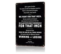 MDBJTCYZN Sarcastic Metal Sign Given Sunday Speech Vintage Style Tin Board For Basement Game Room 8 X 12 inch
