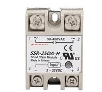MDBJTCYZN SSR-25DA Single Phase to AC 25A 480V SSR 25DA Solid State Relay SSR-25DA-H