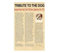 MDBJTCYZN To a Faithful Friend Poster - Poignant Tribute to Man's Best Friend, Moving Wall-Art for Dog Memorial, Pet Corner(Framed,12x18inch(30x45cm))