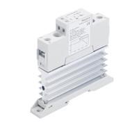 MDBJTCYZN TRA23A10L 10A Heat Sink Solid State Relay AC AC 90-250VAC in Out 24-280VAC Voltage Control Relay Board& Module Din Rail