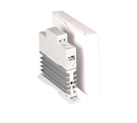 MDBJTCYZN TRA23A40L 40A Heat Sink Solid State Relay AC AC 90-250VAC in Out 24-280VAC Voltage Control Relay Board& Module Din Rail
