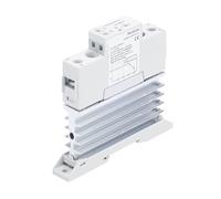 MDBJTCYZN TRA48A40L 40A Heat Sink Solid State Relay AC AC 90-250VAC in Out 90-480VAC Voltage Control Relay Board& Module Din Rail