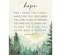 MDBJTCYZN Wall-Art Poster Jeremiah 29:11 For I Know The Plans Inspirational Home Decor Uplifting Gift For Believers(Unframed,16x24inch(40x60cm))