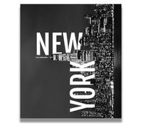 MDBJTCYZN York City Wall Decor - NYC Skyline Black and White Poster for Bedroom and Bathroom(Unframed,16x24inch(40x60cm))