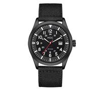 MDC,Reloj de cuarzo analógico militar para hombre, reloj de pulsera táctico militar para hombre, reloj de escritura de trabajo de campo al aire libre con visualización de fecha, negro, Pulsera