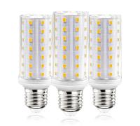 MDee Bombilla LED E27 5W, bombilla E27 blanca cálida 3000K, equivalente 90 W lámpara tradicional, 925 LM, no regulable, CA 230 V, ahorro de energía para iluminación doméstica, lote de 3
