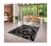 MDEKOR Alfombra para salón, dormitorio, comedor, 80 x 150 cm, gris, certificado Öko-Tex