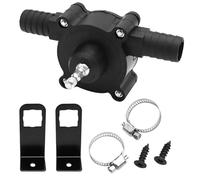 MDEOOSKY Bomba de taladro eléctrica portátil, bomba de agua de mano, bomba de agua alimentada, diésel, aceite, líquido, agua, bomba de transferencia autocebante, bomba centrífuga