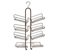 mDesign Organizador colgante de metal para ducha, estante organizador de botellas con ganchos para ducha, baño, estante colgante para champú, acondicionador, organizador colgante de ducha, colección