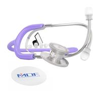 MDF® Dual Head Estetoscopio ligero de doble cabeza - Morado Pastel (MDF747-07)