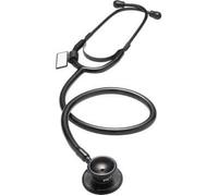 MDF Dual Head Fonendoscopio ligero de doble cabeza - Garantía de por vida & Programa-piezas-gratuitas-de-por-vida - Todo Negro (MDF747-BO)