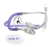 MDF Dual Head Fonendoscopio ligero de doble cabeza - Morado Translúcido (MDF747-ICH)