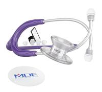 MDF Instruments MD One Epoch Titanio Fonendoscopios para adultos, sin partes de vida,morado oscuro, MDF777T08