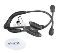 MDF Instruments MD One Fonendoscopio doble cabeza de acero inoxidable - GarantÌa de por vida & Programa-piezas-gratuitas-de-por-vida MDF777BO (Todo Negro)
