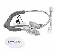 MDF Instruments Acoustica Deluxe MDF747XP11, Estetoscopio ligero de doble cabeza, Negro (Black)