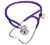 MDF Instruments Sprague-X Estetoscopio rediseñado Sprague Rappaport doble cabeza con membrana convertible adulto, pediátrica e infantil - Morado (MDF767X-08)