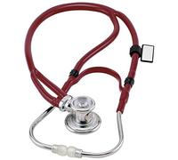MDF Instruments Sprague-X Estetoscopio rediseñado Sprague Rappaport doble cabeza con membrana convertible adulto, pediátrica e infantil-Borgoña (MDF767X-17)