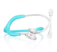 MDF® MD One® Premium Pediátrico Estetoscopio pediátrico doble cabeza de acero inoxidable - Garantía de por vida & Programa-piezas-gratuitas-de-por-vida - Azul Pastel (MDF777C-03)