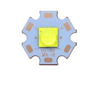 MDFCWJATHI 10pcs 12V 1.5A 20W Blue Flashlight LED XHP70 Chip High Power 20W 7070 Lamp On 20mm Copper Board