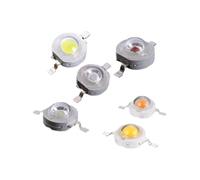 MDFCWJATHI 25PCS 3w LED High Power Beads Chips White Warm Cold White red Green Blue Yellow Full Spectrum Lights(Warm3000-3200k)