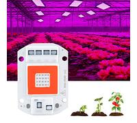 MDFCWJATHI Lights 1pc LED COB Chip Phyto Lamp Red Blue for Plant Grow Light Full Spectrum AC 220V 110V 20W 30W 50W for Indoor Plant Seeds Hydroponics (Color : AC 220V, Size : 30W)