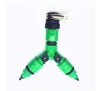 MDFCWJATHI Pipe connector 1Pc Water-tap Connector 3/4' Connection Pipe 1/4' Barbed Quick Connector Two Lines Couping Valve Hose Drip Irrigation (Diameter : 4mm or 8mm hose) MDFCWJATHI