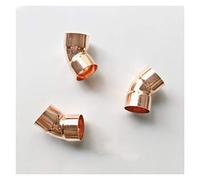 MDFCWJATHI Pipe Fittings 67 76 80 89 108 133mm Inner Diameter Copper End Soldering 45 Degree Elbow Joint for Air Conditioning (Color : ID 108mm Wall 2.3mm) MDFCWJATHI