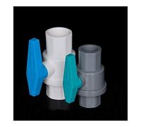 MDFCWJATHI Pipe Repair Tools 1pc 20~63mm 1/2"~2" PVC Ball Valve Garden Irrigation Water Supply Globe Valve Aquarium Tank Water Pipe Connectors (Color : Inner Dia 25mm, Diameter : Gray) MDFCWJATHI