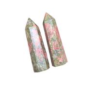 MDFCWJATHI Stone Tower Hexagonal Column Crystal Wand Witchcraft Points Beautiful Ornament Room Home Decor Ornaments (Size : About 7-8cm)