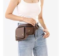MDFCZXP Bolsa de Almacenamiento Multifuncional Estilo Medieval del Renacimiento para Cintura, para Hombres y Mujeres,Marrón,34CM