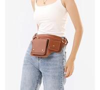 MDFCZXP Bolsa de Almacenamiento Multifuncional Estilo Medieval del Renacimiento para Cintura, para Hombres y Mujeres,Naranja,34CM