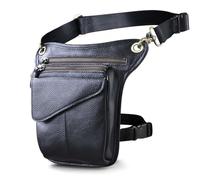 MDFCZXP Bolso de cinturón Retro Medieval - Bolso de Pierna de Cuero de Vaca Genuino - para Bolsa de Viaje de Senderismo, Vestir de Halloween,A1,22cm