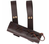 MDFCZXP Cinturón Medieval Soporte de Espada - Cosplay Retro Sword Set - Esgrima al Aire Libre Cinturón de Doble Cubierta Protectora,Marrón,6cm