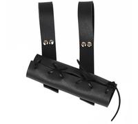 MDFCZXP Cinturón Medieval Soporte de Espada - Cosplay Retro Sword Set - Esgrima al Aire Libre Cinturón de Doble Cubierta Protectora,Negro,6cm