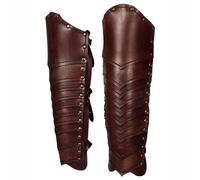 MDFCZXP Cubierta de Zapato de Cuero PU Kit de Disfraz de Caballero - Cubierta de Zapato de Cosplay Medieval - para Actuaciones Escénicas COS Fotografía Accesorios de Foto,Marrón,40C