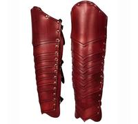 MDFCZXP Cubierta de Zapato de Cuero PU Kit de Disfraz de Caballero - Cubierta de Zapato de Cosplay Medieval - para Actuaciones Escénicas COS Fotografía Accesorios de Foto,Rojo,40C