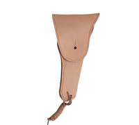 MDFCZXP Funda de revólver para Pistola táctica, Funda de Cuero Genuino, para Caza al Aire Libre,Gris,26cm