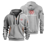 MDGCXYY Sudadera con Capucha cómoda para Hombre de M.A.SS.EY Jerséis Sudadera Deportiva con Capucha Chaquetas Deportivas de Manga Larga con Capucha Abrigos con Media Cremallera Huise-1 L