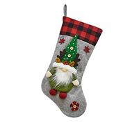 MDHQ Calcetines colgantes, calcetines de Navidad de 19 pulgadas, medias 3D para decoraciones colgantes