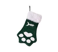 MDHQ Colgante colgante de Navidad para árbol de pata de gato para chimenea, decoración de fiesta familiar