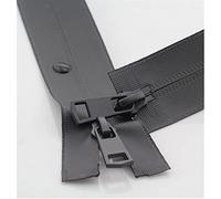 Mdingbao-Cremalleras 5# 20/60/70/75/80/19 / 100/120 / 150cm Doble-Sliders Impermeable Nylon Cremalleras para Prendas, Duraderos para la aplicación (Length : 85cm, Size : 5#)