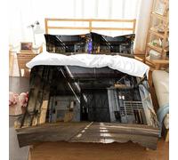 MDKLXIDF Fundas Nordicas Cama 105 almacén Juego de Funda de Edredón Infantil Jóvenes con Cierre Cremallera, Microfibra Impreso Funda Nórdica 180x220cm y 2 Fundas de Almohada 50x75cm