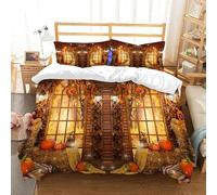 MDKLXIDF Fundas Nordicas Cama 105 casa Juego de Funda de Edredón Infantil Jóvenes con Cierre Cremallera, Microfibra Impreso Funda Nórdica 180x220cm y 2 Fundas de Almohada 50x75cm