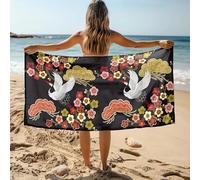 MDKLXIDF Toalla Microfibra Grande grua Ligera Toallas Baño Grandes para Adultos, Compacta y de Secado Rápido para Playa Piscina Viaje Toalla de Baño - 100x200 cm