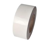 MDlabels Etiquetas de cierre transparentes en rollo, diámetro de 27 mm, redondas, 1000 unidades, PP puntos adhesivos, etiquetas para sobres, cajas y envoltorios de regalo